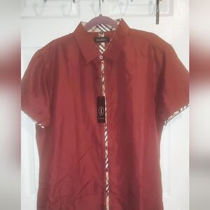 09 b3 wine color shirt fon men